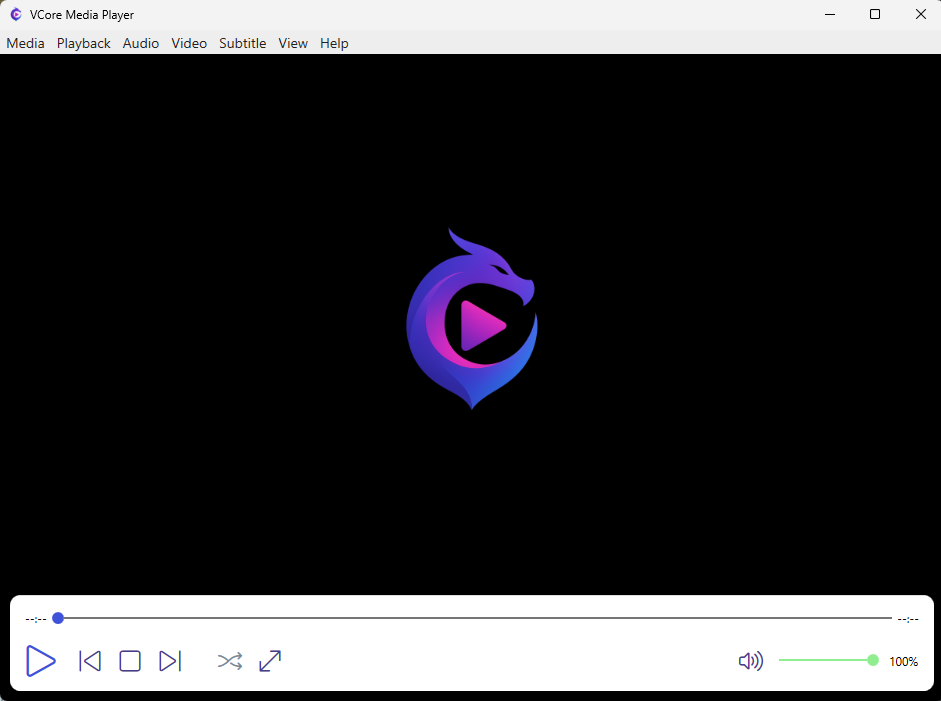 VCore Media Player Screenshot
