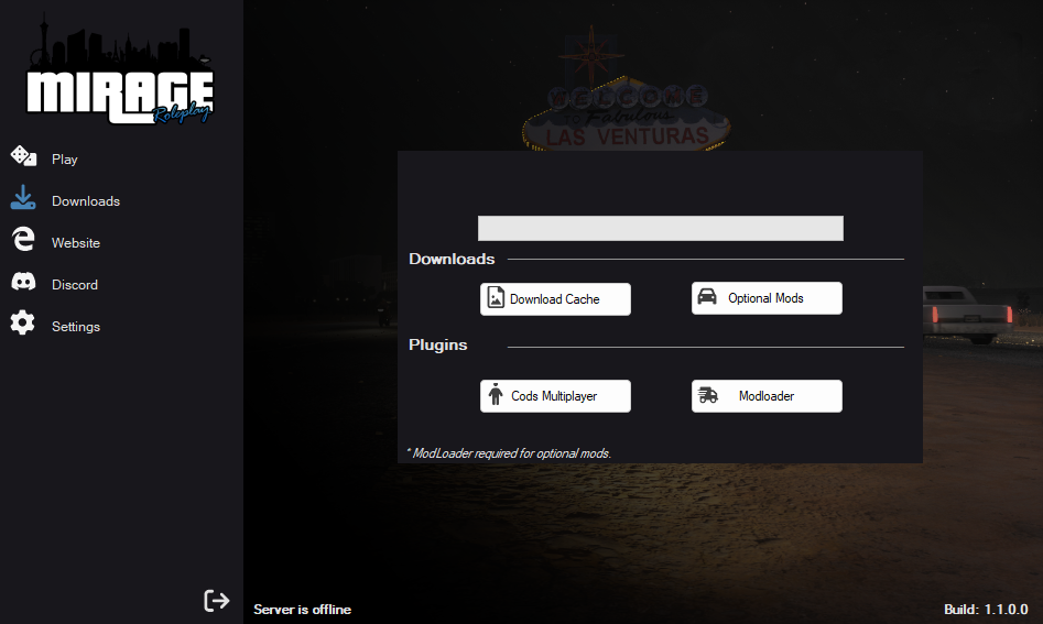 SAMP Server Launcher screenshot